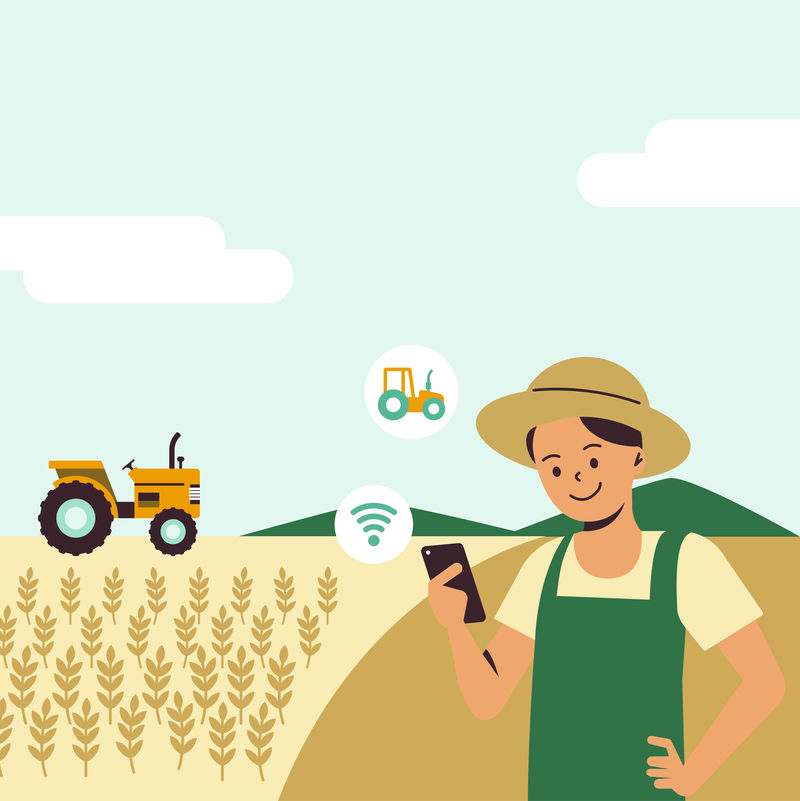 智能农业传感器系统psd数字农业技术