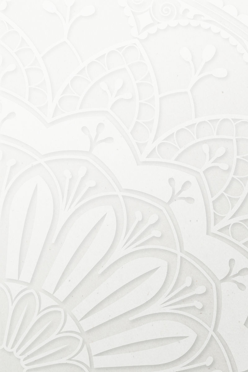 白色阿拉伯花纹背景设计