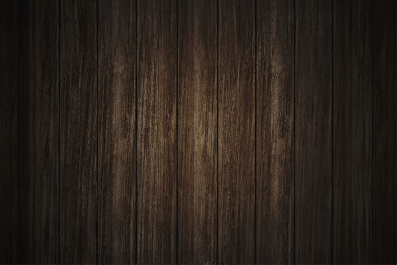 深棕色木板纹理背景向量