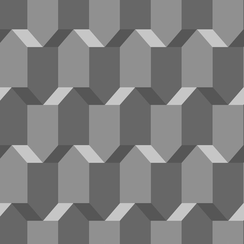 五边形三维几何图案矢量灰色背景抽象风格