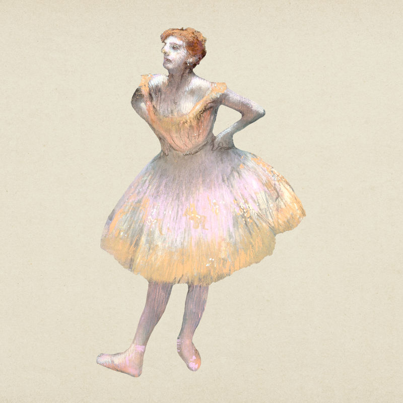芭蕾舞女演员改编自法国著名艺术家埃德加·德加的作品