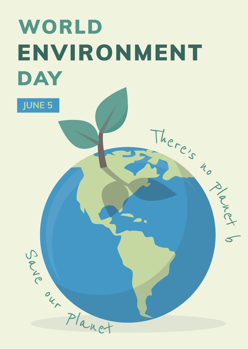 拯救地球/世界环境日海报