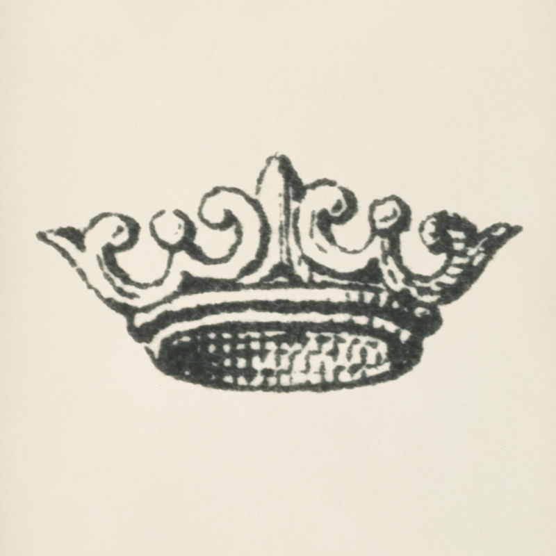L&#x27的皇冠图标；阿尔伯特·拉西内特（1825-1893）创作的华丽多彩（1888）