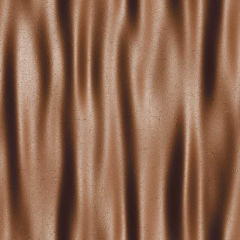 棕色的皮革褶皱纹理背景