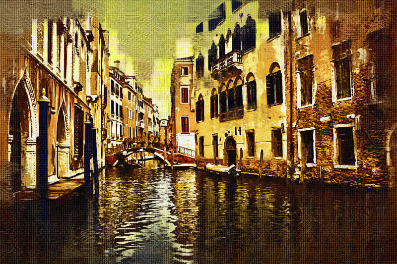 威尼斯油画艺术品