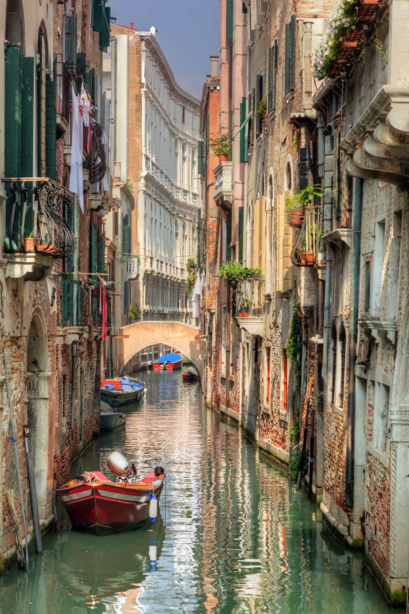 威尼斯运河美丽风景