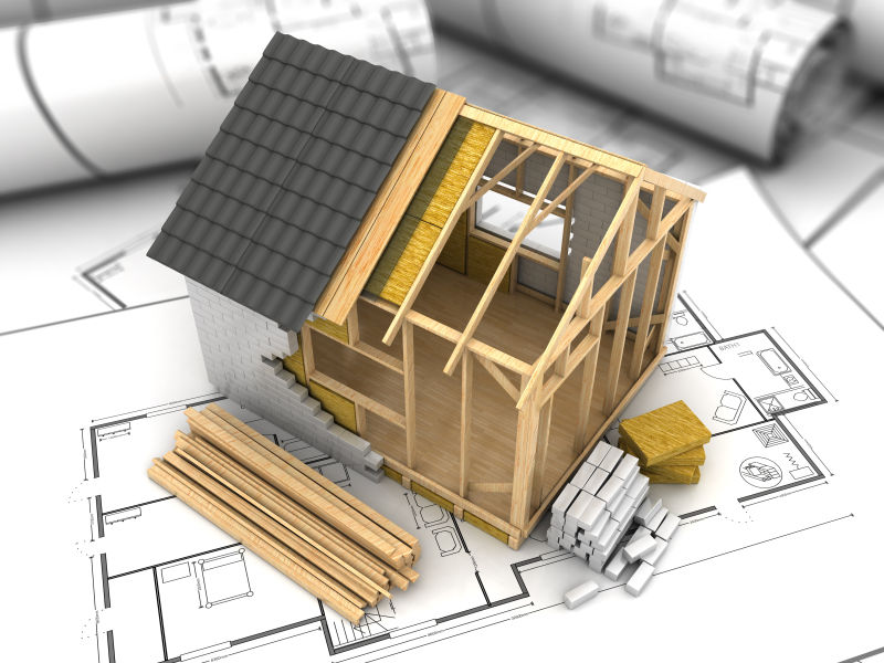 3d房屋框架设计模型和设计图