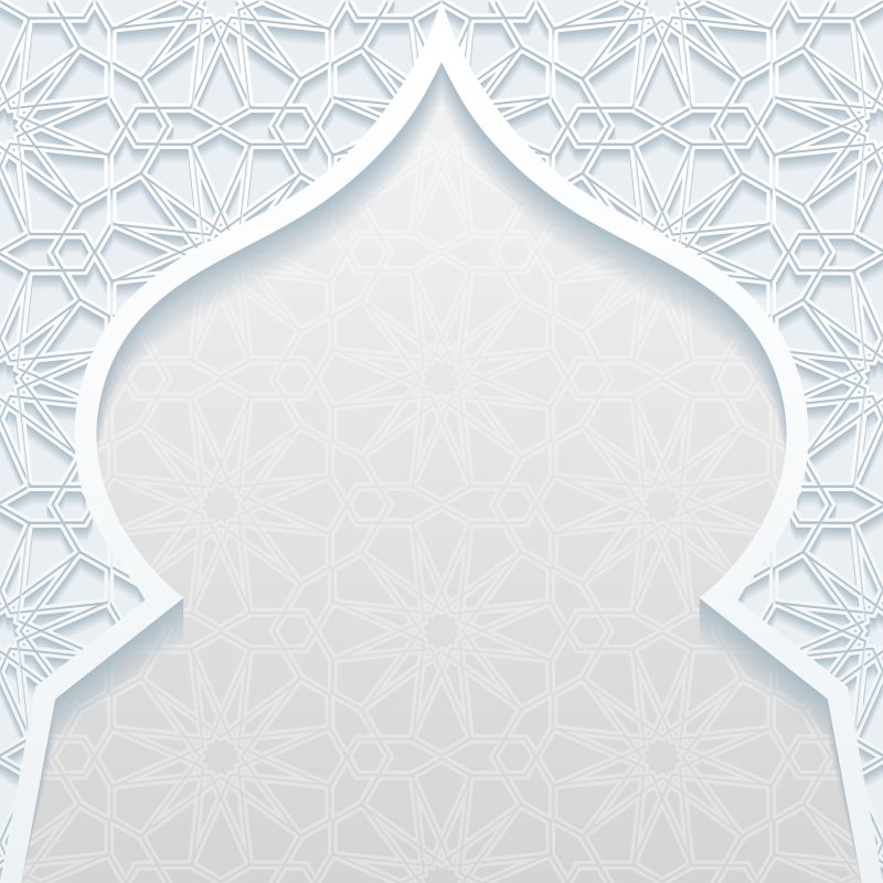 矢量抽象背景和传统伊斯兰装饰